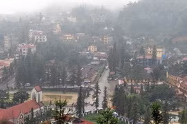 Le bourg de Sa Pa. Photo : Thanh Ha/VNA