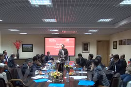 Un colloque sur la ''Réalité économique de la communauté des entreprises vietnamiennes en Russie - Solutions'' a été organisé dimanche 22 mars à Moscou. (Source : VNA)