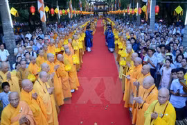 La célébration du 2556e anniversaire de la naissance de Bouddha à Thua Thien-Hue. Photo: VNA
