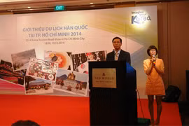 Kang Sungghil, chef de KTO au Vietnam, lors de la réunion tenue le 10 décembre à Hô Chi Minh-Ville. Photo : VNA