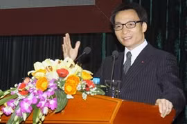 Le vice-Premier ministre Vu Duc Dam (Source: VNA)