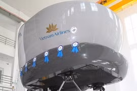 Un simulateur de vol complet d'Airbus A320. (Photo: Hoang Anh Tuan/AVI)
