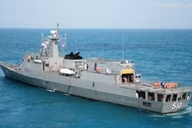 Un navire de la Marine royale thaïlandaise à Hai Phong 
