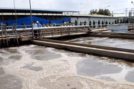 Un système de traitement des eaux usées industrielles. Photo d'illustration. 