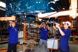 Une entreprise d'IDE spécialisée dans l'automobile. (Photo: Hong Ky/VNA).