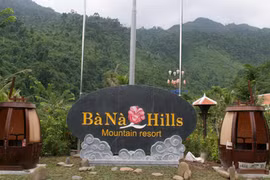 Le site touristique Bà Nà Hills. Photo : Thê Linh/VNA