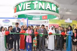 Stand du Vietnam à la foire Gulfood Dubai 2015.