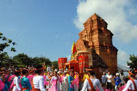 La fête Katé des Cham dans la province de Binh Thuan. Source: VNA 