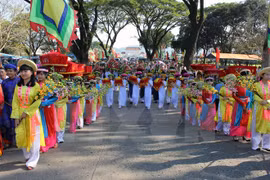Binh Dinh fête l'anniversaire de la victoire de Ngoc Hoi-Dong Da. Source: VNA