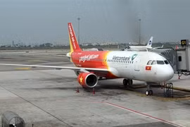Le 26 avril, VietjetAir va organiser 7 vols Hanoi - Dà Nang dont la plupart des places sont réservées. Photo : Huy Hùng/VNA/CVN