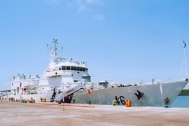 Le navire ICGS Samrat de la police maritime indienne (Source: Thethaovanhoa.vn)