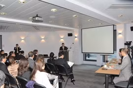 Photo: Le séminaire de promotion du commerce en Belgique. (Source: AVI)