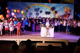 La cérémonie de célébration du 40e anniversaire du village d’enfants SOS de Dà Lat, le 8 avril dans la ville du même nom.