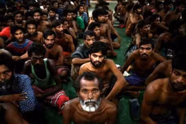 Le Singapour a souhaité faire parvenir une aide de 200.000 dollars pour les migrants rohingyas. Photo: AFP
