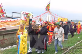 Ouverture de la fête du temple des rois Tran à Thai Binh. Source: VNA