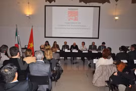 Cérémonie de création de la section de l’Association d’amitié Italie-Vietnam de la région de l’Emilie-Romagne. (Source : VNA) 