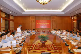 Ouverture de la 15e réunion du Conseil central de théorie. Photo: VNA