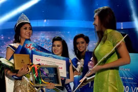 Dang Thu Thao a été sacrée dimanche Miss Vietnam Ocean 2014. Photo : VNA