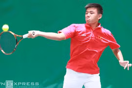 Le tennisman junior vietnamien Ly Hoang Nam. 
