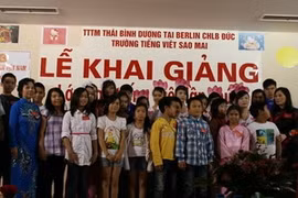 La rentrée scolaire 2011-2012 à l'Ecole Sao Mai à Berlin. (Photo: Thanh Hai/AVI)