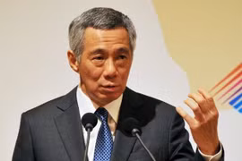 Le Premier ministre singapourien Lee Hsien Loong. Source: AFP