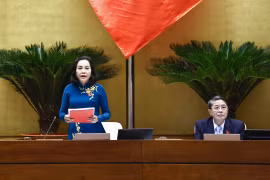 La vice-présidente de l'Assemblée nationale Nguyên Thi Thanh. Photo: VNA