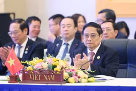 Le Premier ministre vietnamien Pham Minh Chinh lors du 11e Sommet de coopération Cambodge-Laos-Myanmar-Vietnam (CLMV), à Kunming, dans la province du Yunnan, en Chine, le 7 novembre. Photo: VNA
