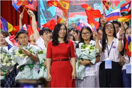 La vice-ministre des Affaires étrangères et présidente du Comité d’Etat chargé des Vietnamiens résidant à l’étranger, Lê Thi Thu Hang. Photo : VNA