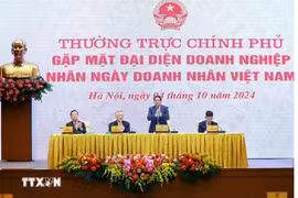 Le Premier ministre Pham Minh Chinh lors de l’événement, à Hanoi, le 4 octobre. Photo : VNA