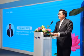 Le vice-ministre du Plan et de l’Investissement, Trân Duy Dông lors de l’événement, à Hanoi, le 11 juillet. Photo : NIC