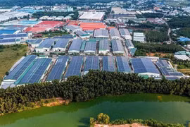 Usines dans la ville de Tân Uyên, province méridionale de Binh Duong Photo : VNA