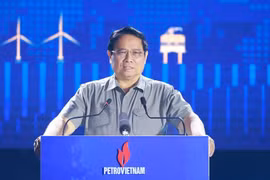 Le Premier ministre Pham Minh Chinh s'exprime lors de l'événement, à Vung Tàu, le 1er décembre. Photo: VNA