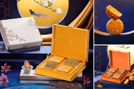 Collection de gâteaux de lune "Nguyêt Thoai - Histoire de la Lune" de l’hôtel Hanoi Daewoo. Photo de : Hanoi Daewoo