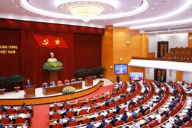 Le 8e Plénum du Comité central du Parti, 13e mandat. Photo: VNA