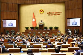 Le secrétaire général du Parti et président de la République Tô Lâm s’adresse à la séance inaugurale de la 8e session de l’Assemblée nationale de la 15e législature. Photo : VNA
