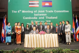Le Cambodge et la Thaïlande visent 15 mds de dollars d’échanges en 2020