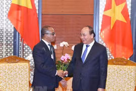 WEF ASEAN 2018 : le PM reçoit le ministre des Affaires étrangères et de la Coopération du Timor-Est