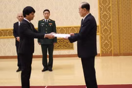 L’ambassadeur vietnamien en RPDC présente ses lettres de créance