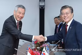 Le président sud-coréen entame une visite d’Etat à Singapour