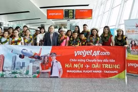 Vietjet Air effectue son premier vol sur la ligne Hanoï - Taichung
