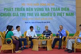 Lancement d’un projet de l’Oxfam sur les palourdes et le bambou dans 5 provinces vietnamiennes