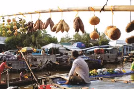 Le marché flottant de Nga Nam à Soc Trang