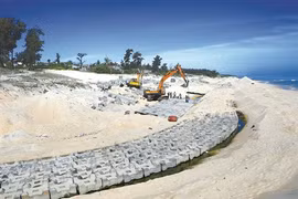 Le Centre aux avant-postes du combat contre l’érosion du littoral