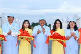 Le Premier ministre visite une zone de pangasius reproducteurs à An Giang