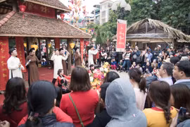 Les festivités printanières attirent un grand nombre de visiteurs
