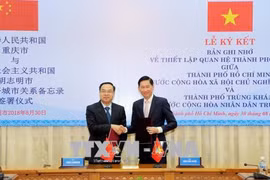 Ho Chi Minh-Villet et Chongqing (Chine) établissent des relations amicales