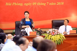 La présidente de l’AN en visite de travail à Hai Phong