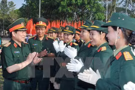 Cours d'anglais pour des officiers vietnamiens