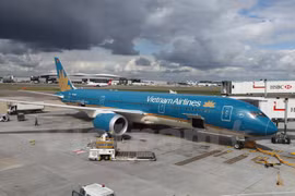 Le premier vol de Vietnam Airlines avec le Boeing 787-9 Dreamliner à Londres