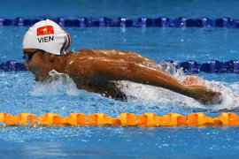Natation: Anh Viên remporte une médaille de bronze en R. de Corée 